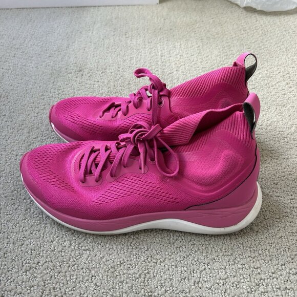 Lululemon Athletica Womens Chargefeel Mid Workout Sneakers Shoes Sonic Pink 9.5 - Picture 3 of 15
